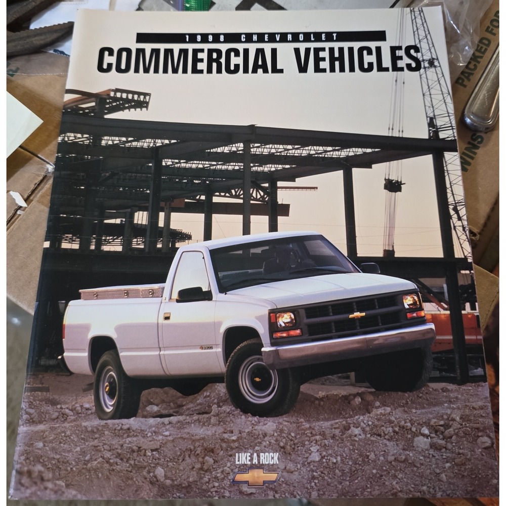 1998 Chevrolet Commercial Vehicles Brochure Full Lineup Truck Van Ambulance